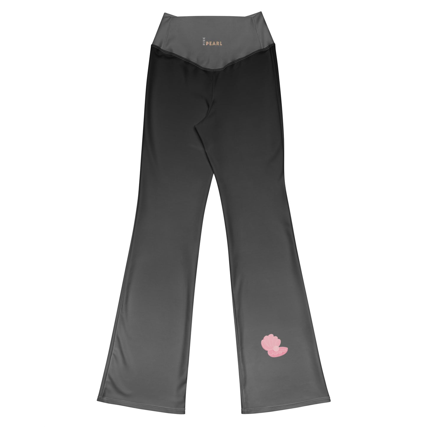 Leggings évasés "Pink Pearl" Black01