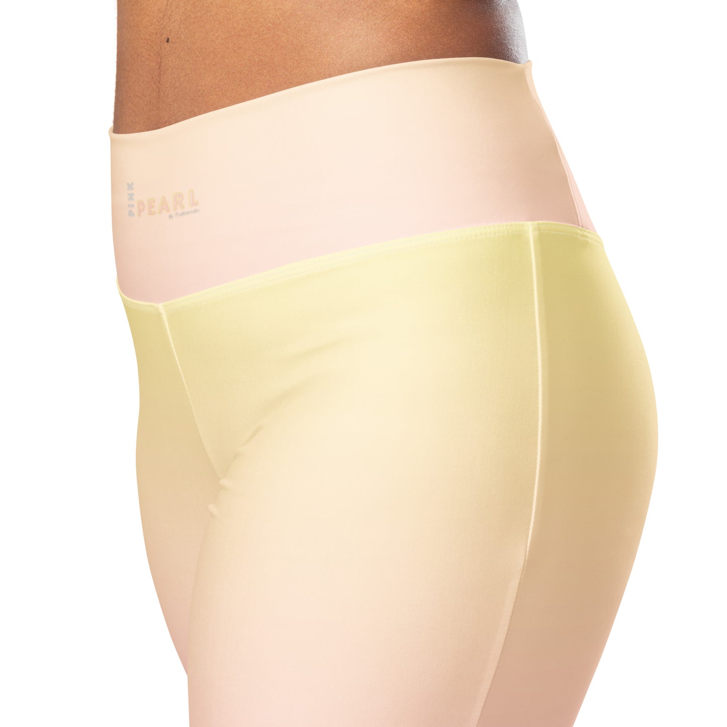 Leggings évasés "Pink Pearl" yellow