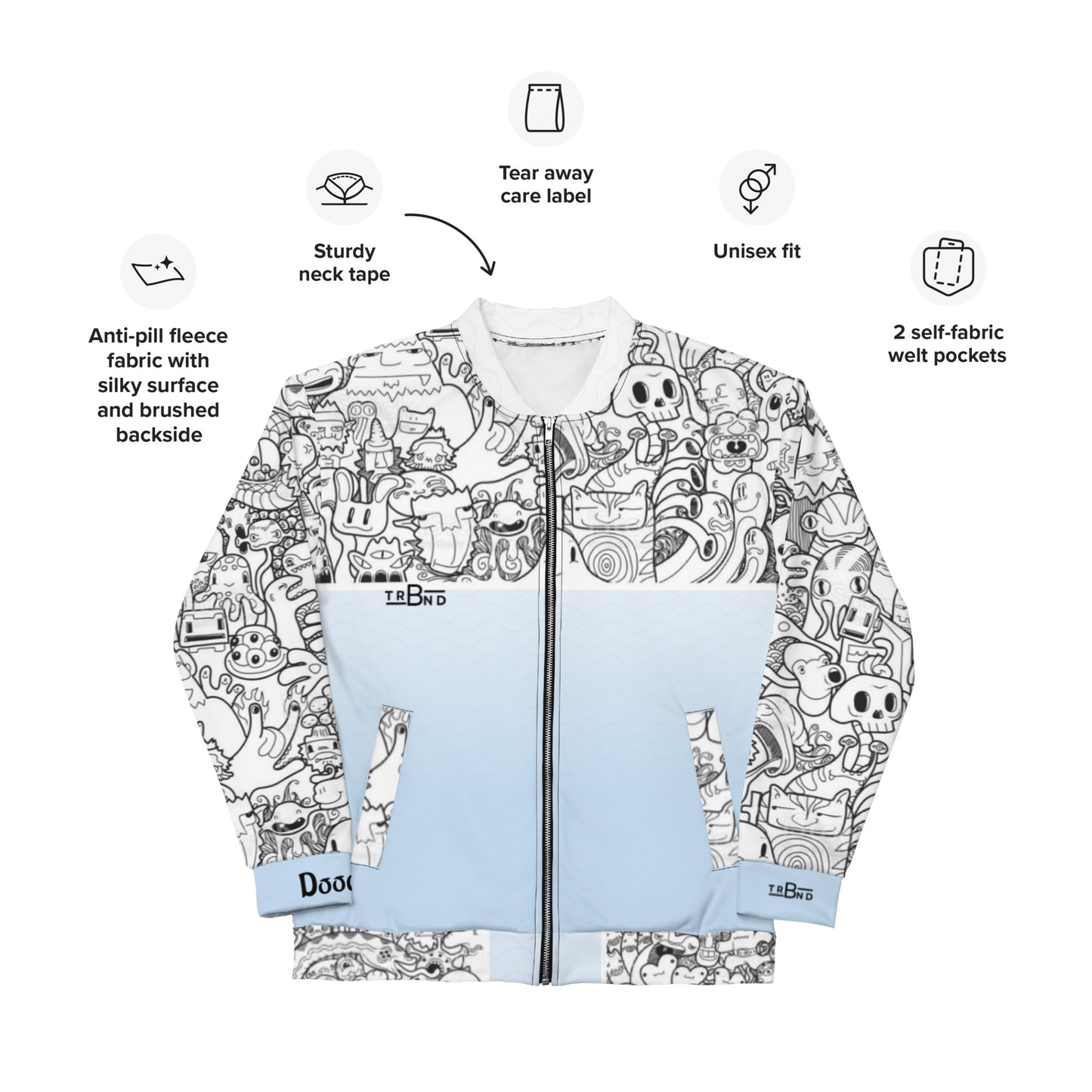 Veste de survêtement Trabendo Aqua doodle