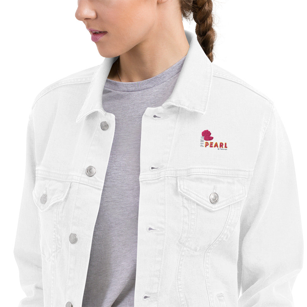 Veste denim Pink Pearl de Trabendo (femme)